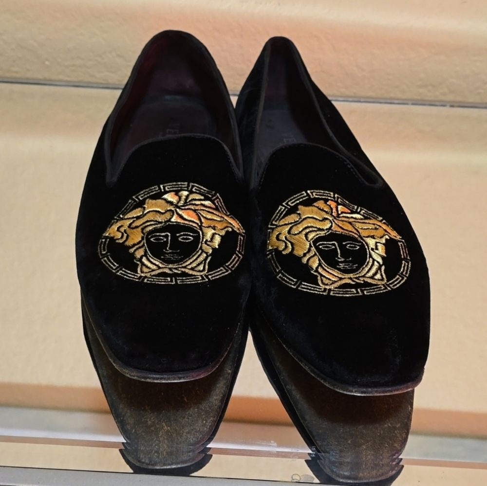 Versace medusa loafers,  men size , 11
